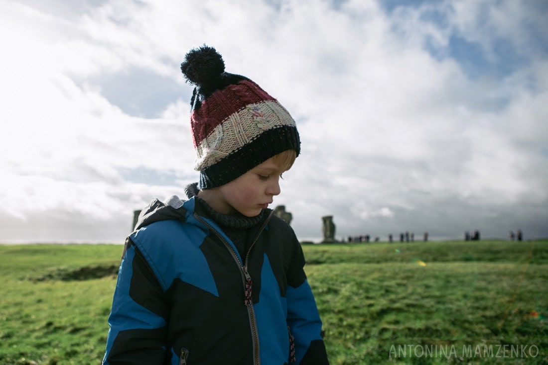 visiting stonehenge with kids