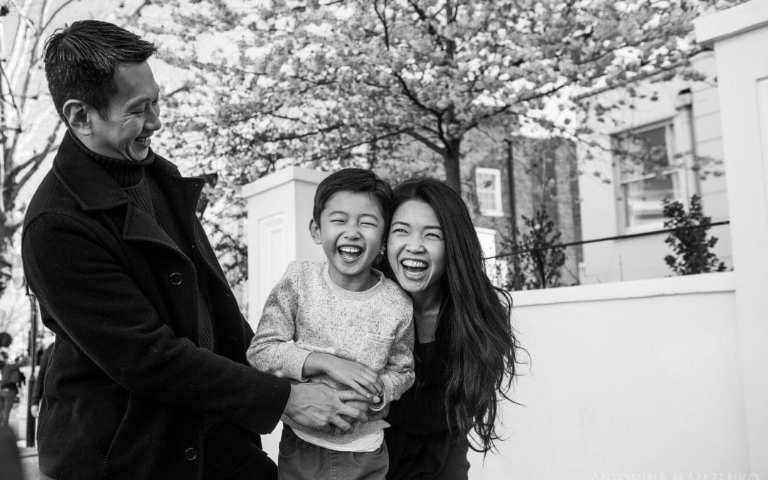 Professional family holiday photos in Notting Hill and Mayfair